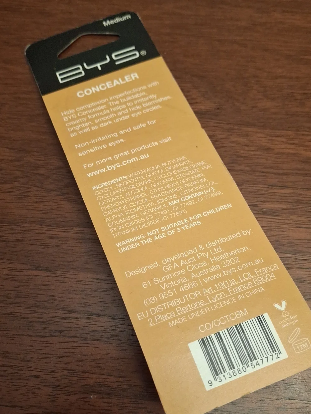 BYS face concealer